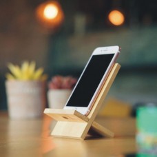 Suporte em bambu para telemóvel "Bambell"
